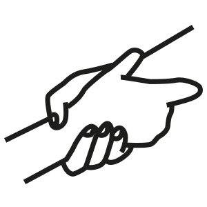 Picto main dans la main